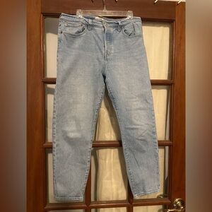 Levi's Light Blue Ankle & Cropped Jeans